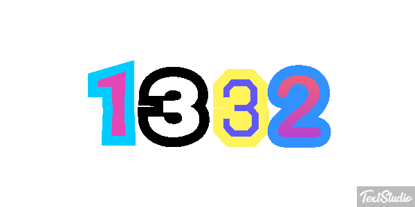 1332 Text effect