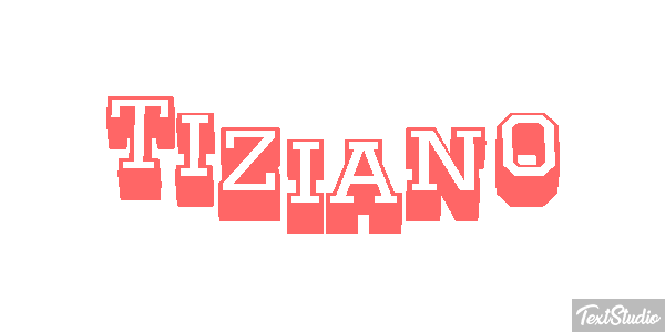 Tiziano Текстовый эффект