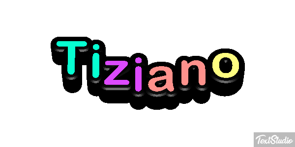 Tiziano Текстовый эффект