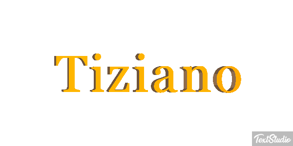 Tiziano Текстовый эффект