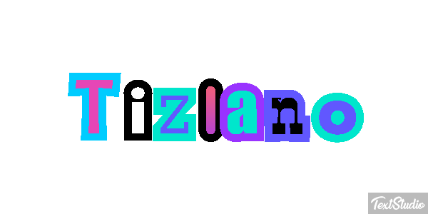 Tiziano Текстовый эффект