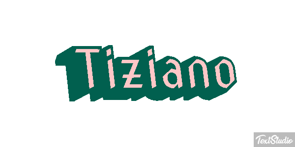 Tiziano Текстовый эффект