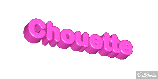 Chouette Efeito do texto
