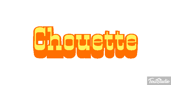 Chouette Efeito do texto