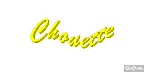 Chouette Efeito do texto