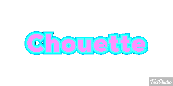 Chouette Efeito do texto