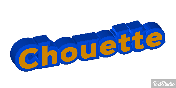Chouette Efeito do texto