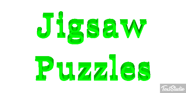 Jigsaw Puzzles テキスト効果