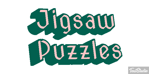Jigsaw Puzzles テキスト効果