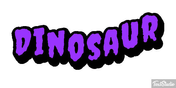 Dinosaur Text effect