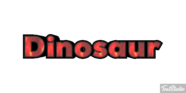 Dinosaur Text effect