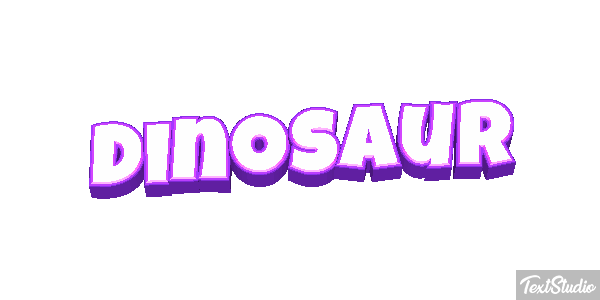Dinosaur Text effect