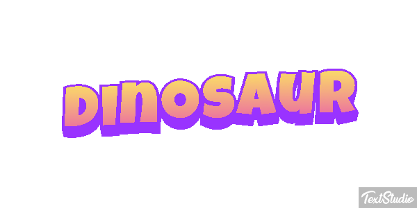 Dinosaur Text effect
