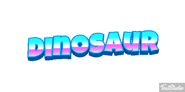 Dinosaur Text effect