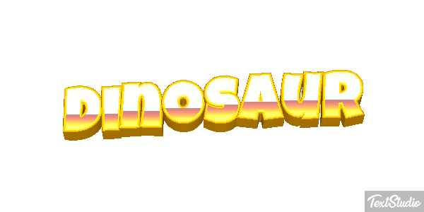 Dinosaur Text effect