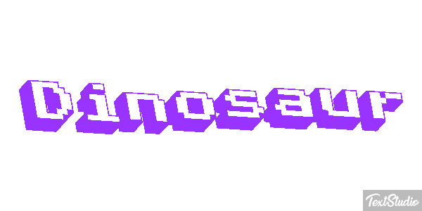 Dinosaur Text effect