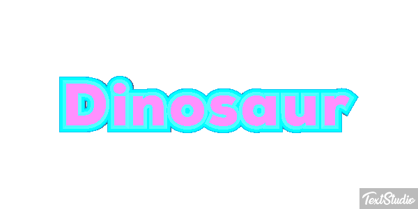 Dinosaur Text effect
