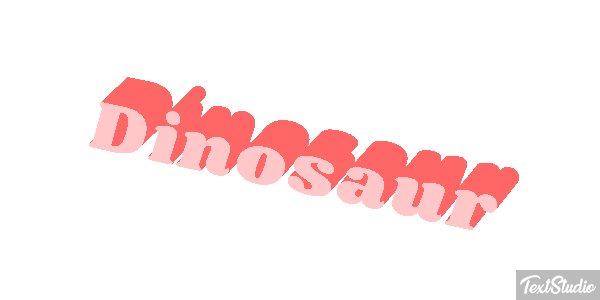 Dinosaur Text effect