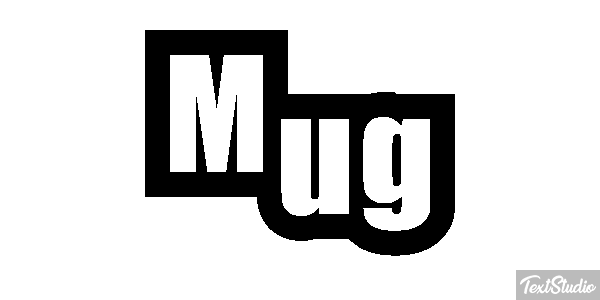 Mug Efecto de texto