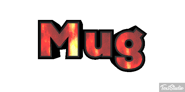 Mug Efecto de texto