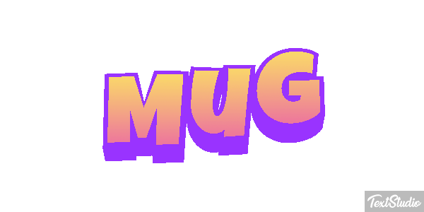 Mug Efecto de texto