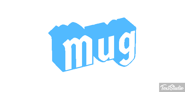 Mug Efecto de texto