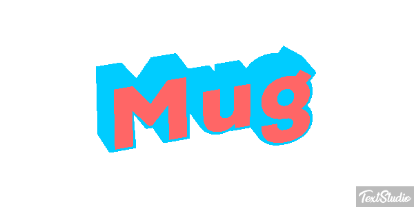 Mug Efecto de texto