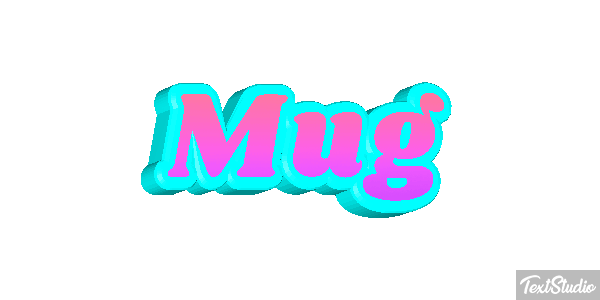 Mug Efecto de texto