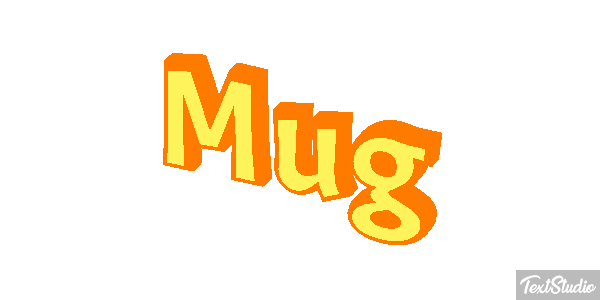 Mug Efecto de texto