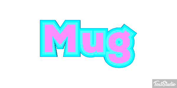 Mug Efecto de texto
