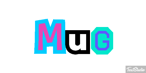 Mug Efecto de texto