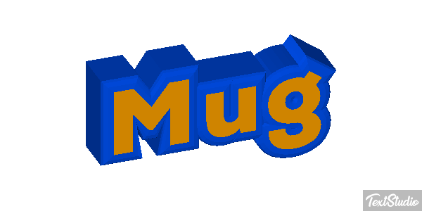 Mug Efecto de texto