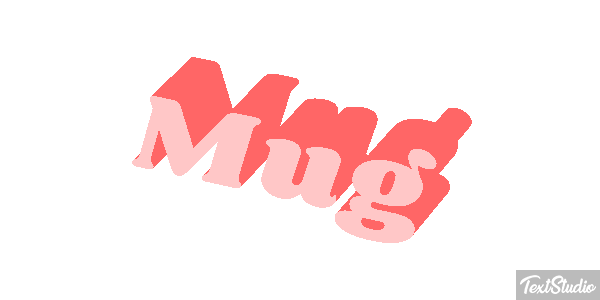 Mug Efecto de texto