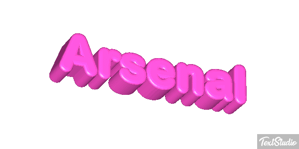 Arsenal Tekst effect