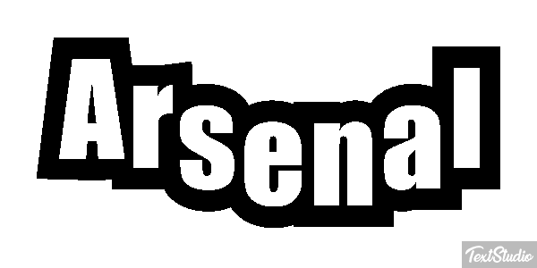 Arsenal Tekst effect