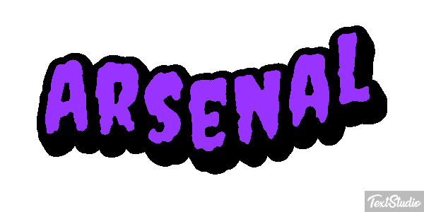 Arsenal Tekst effect