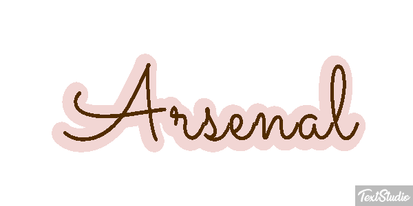 Arsenal Tekst effect