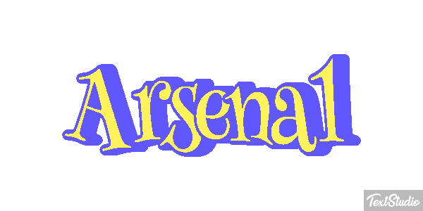 Arsenal Tekst effect