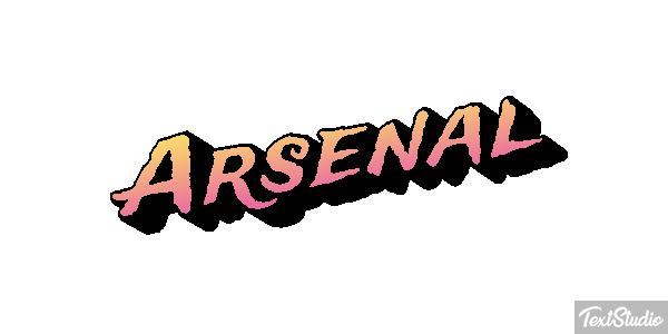 Arsenal Tekst effect