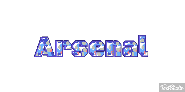 Arsenal Tekst effect