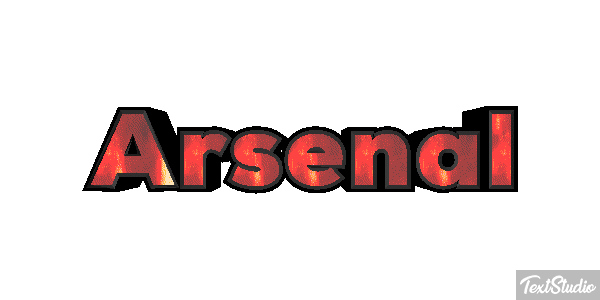 Arsenal Tekst effect