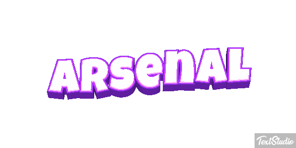 Arsenal Tekst effect