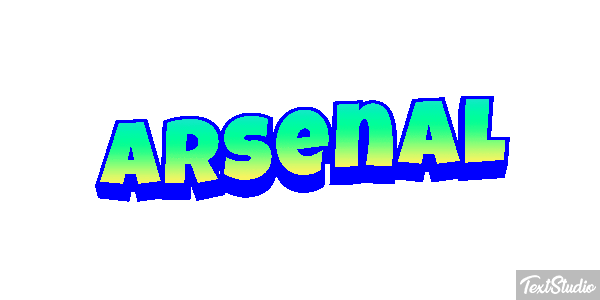 Arsenal Tekst effect