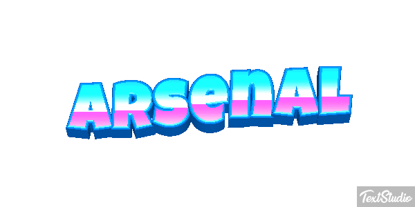 Arsenal Tekst effect