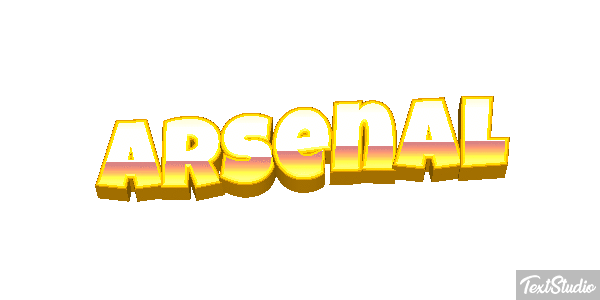 Arsenal Tekst effect