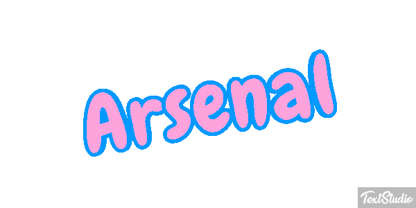 Arsenal Tekst effect