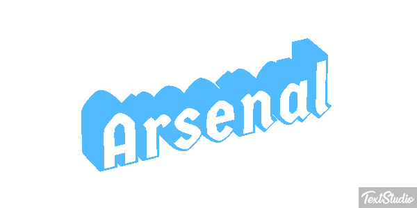 Arsenal Tekst effect