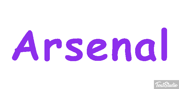 Arsenal Tekst effect