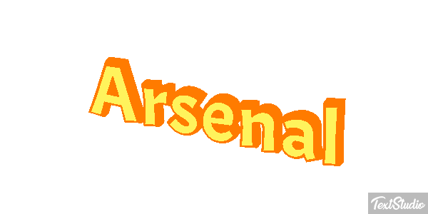 Arsenal Tekst effect