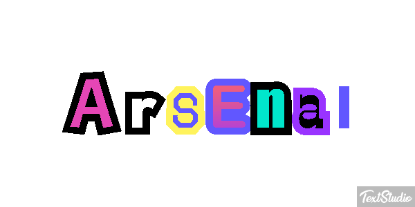 Arsenal Tekst effect
